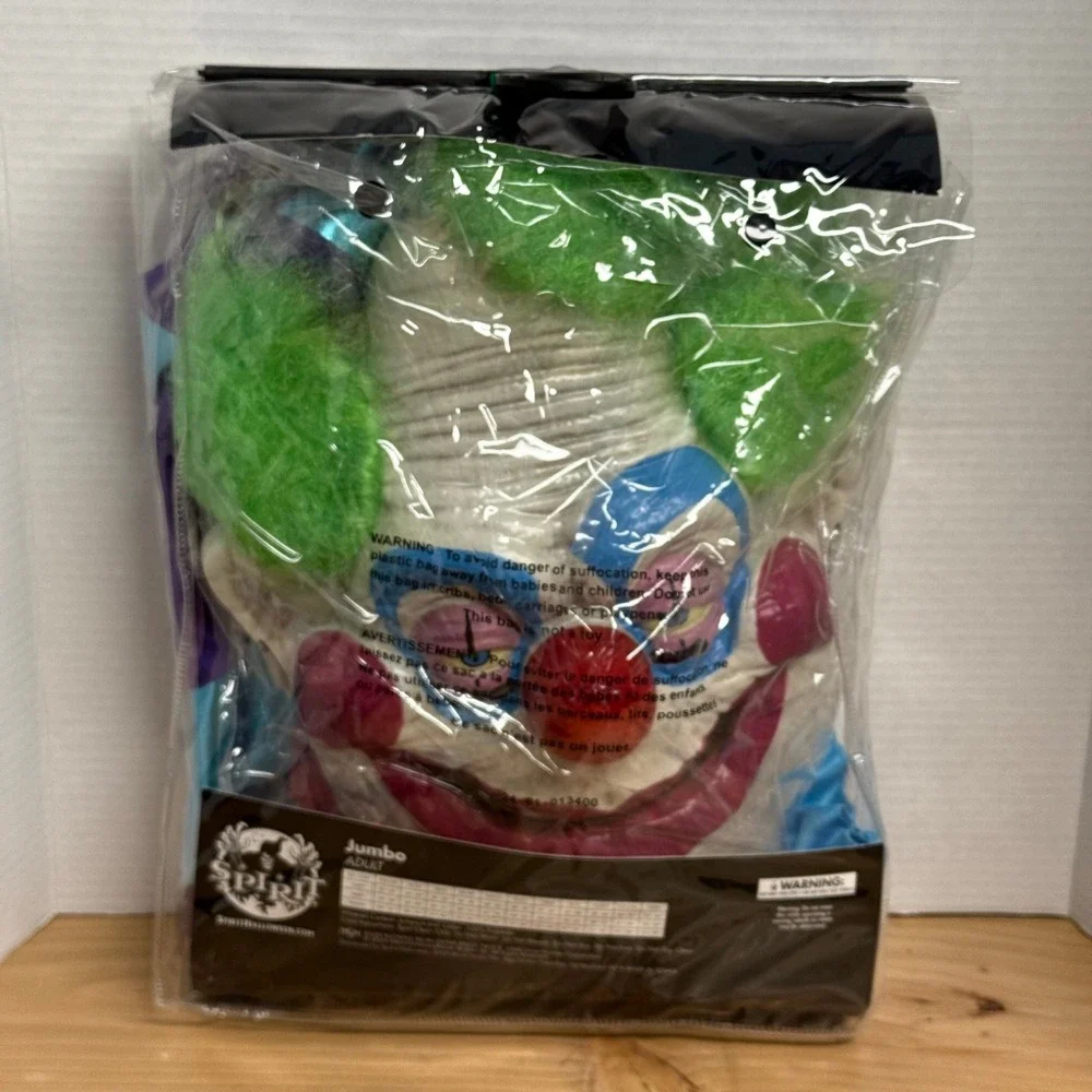 Spirit Halloween Killer Klowns From Outer Space Jumbo Costume Adult LG/XL New - Picture 5 of 8
